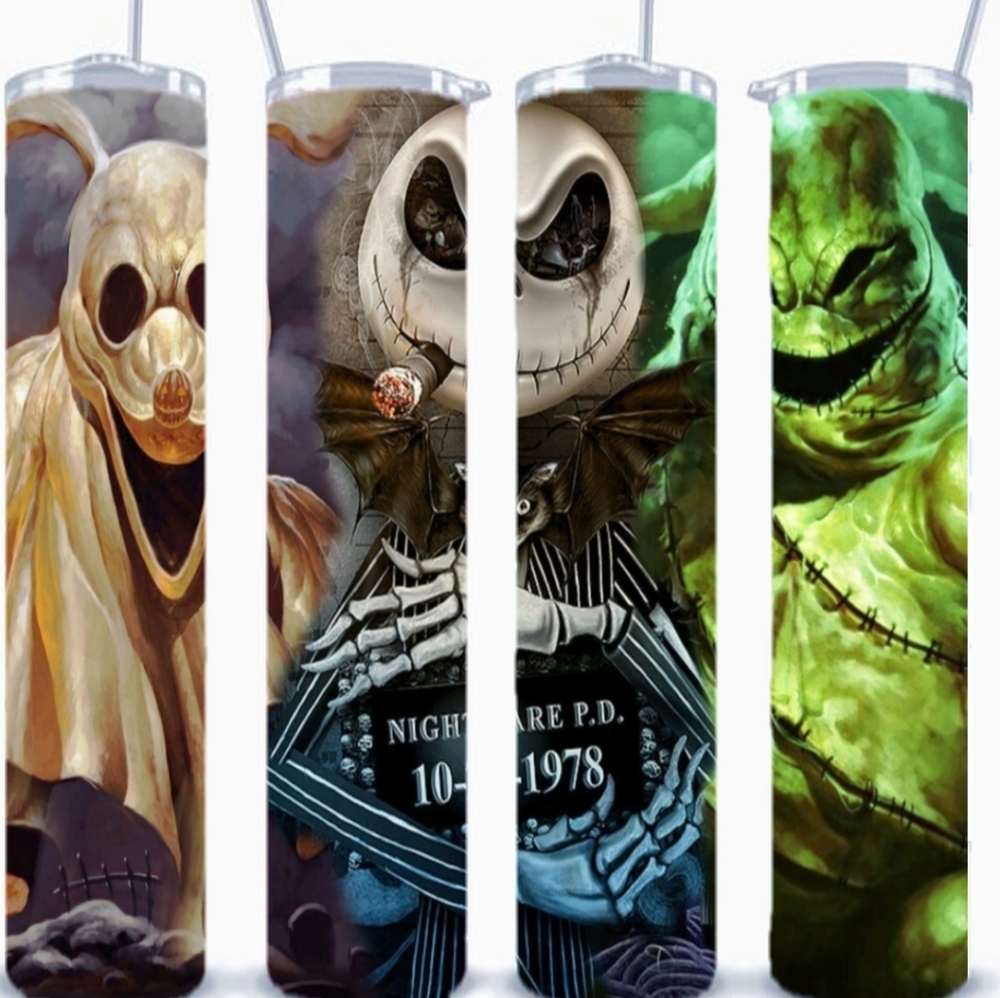Nightmare before Christmas tumbler